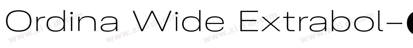 Ordina Wide Extrabol字体转换 Ordina Wide Extrabol字体转换